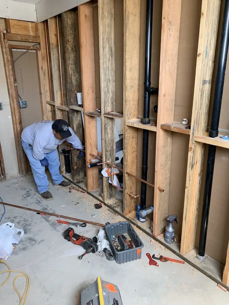Commercial rough-in plumbing for Trenchless Sewer Repair in College Park